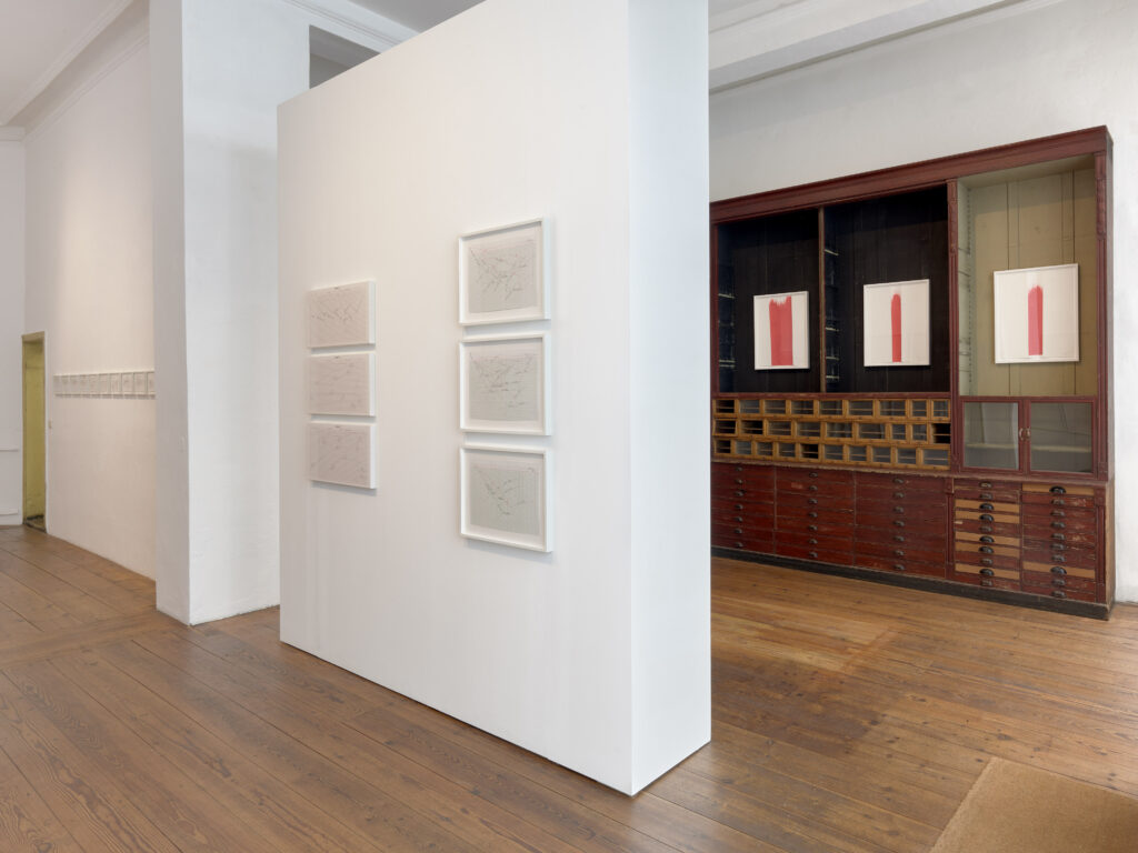 <p>KLOSTERFELDE EDITION</p>
<p> </p>
<div>Jorinde Voigt, Trade Area, 2023. Installation view at Klosterfelde Edition, Berlin. Courtesy Klosterfelde Edition and the artist</div>
