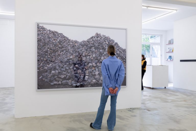 <p>Adrian Sauer, Installation view at KLEMM’S during Gallery Weekend Berlin, 2022<br />
Photo: Stefan Korte</p>