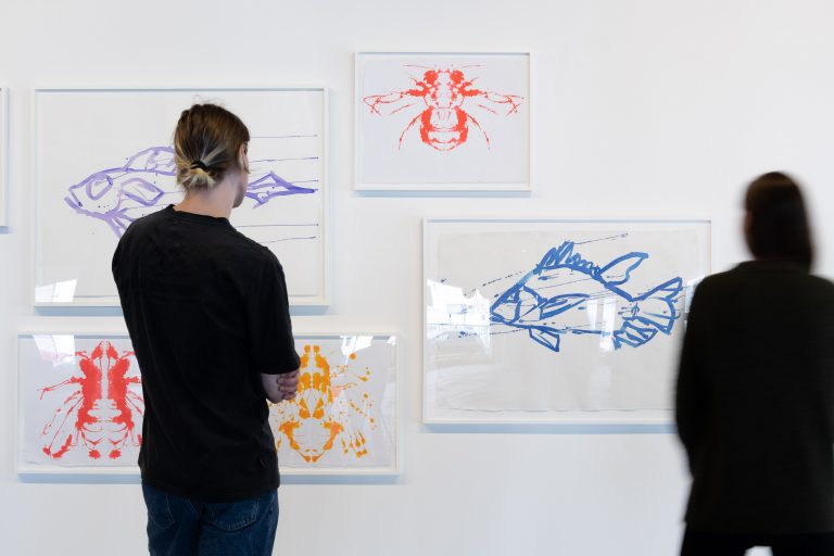 <p>Joan Jonas, Installation view at Heidi during Gallery Weekend Berlin, 2022<br />
Photo: Stefan Korte</p>