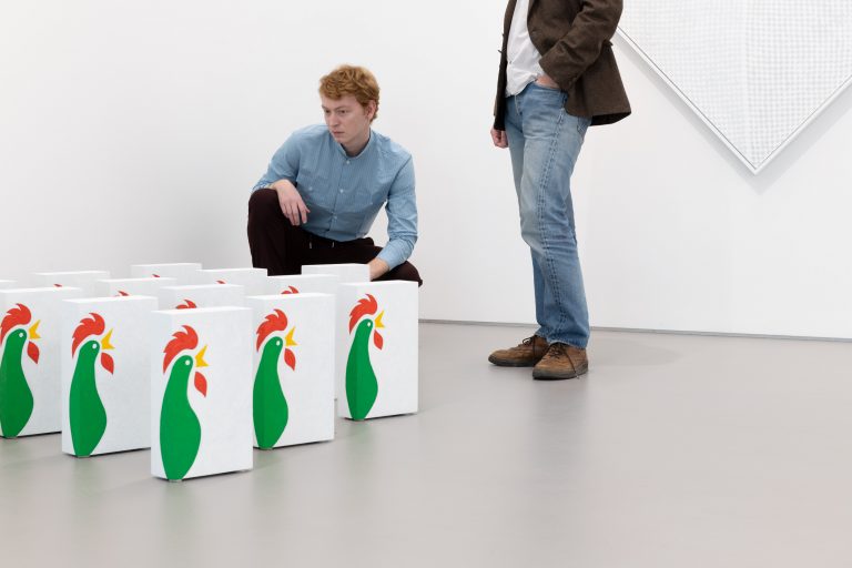 <p>Michelle Grabner, Installation view at Efremidis during Gallery Weekend Berlin, 2022<br />
Photo: Stefan Korte</p>