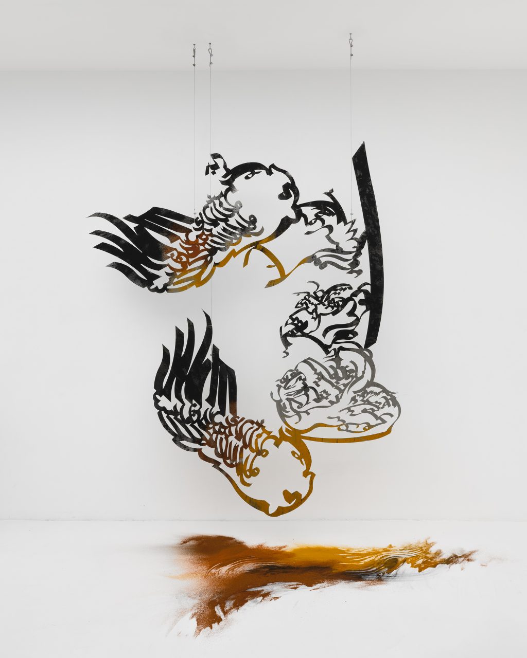 <p>CHERTLÜDDE</p>
<p> </p>
<p>Monia Ben Hamouda, “Denial of a Redwing Blackbird (Aniconism as Figuration Urgency)”, 2022; installation view at ASHES/ASHES, New York, 2022, Photo: New Document, Courtesy of ASHES/ASHES, New York and Monia Ben Hamouda, Milan and ChertLüdde, Berlin</p>
