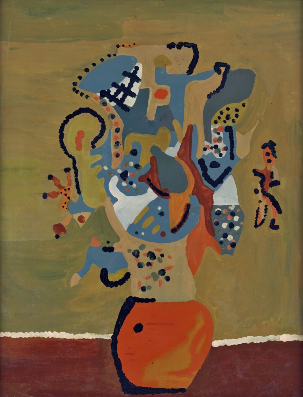 <p>GALERIE MICHAEL WERNER</p>
<p> </p>
<p>Gaston Chaissac, Bouquet de Fleurs, 1943–44, Courtesy Galerie Michael Werner and the artist</p>