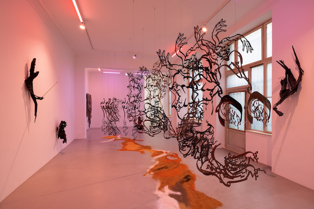 <p>CHERTLÜDDE</p>
<p> </p>
<p>Monia Ben Hamouda, Installation view of <em>About Telepathy and other Violences</em>, ChertLüdde, Berlin, 2023. Photo: Andrea Rossetti. Courtesy Monia Ben Hamouda, Milan and ChertLüdde, Berlin</p>