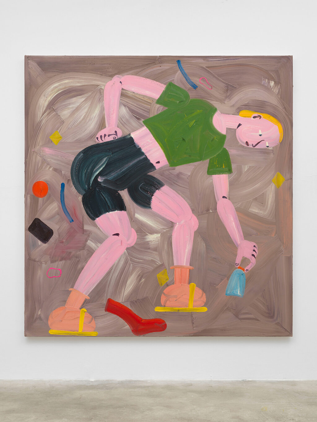 <p>SOY CAPITÁN <em>· Gallery Openings</em></p>
<p> </p>
<p>Grace Weaver, <em>Floor-painting</em>, 2023, Courtesy the artist & Soy Capitán, Berlin, Photo: Roman Maerz</p>