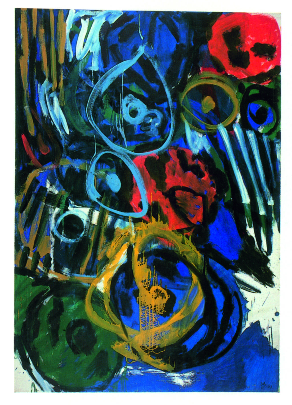<p>KUNSTHANDEL WOLFGANG WERNER </p>
<p> </p>
<p><span lang="EN-US">Ernst Wilhelm Nay (1902–1928), </span>Element Blau/Element blue, 1963, Courtesy: Kunsthandel Wolfgang Werner, Photo: Gallery</p>
