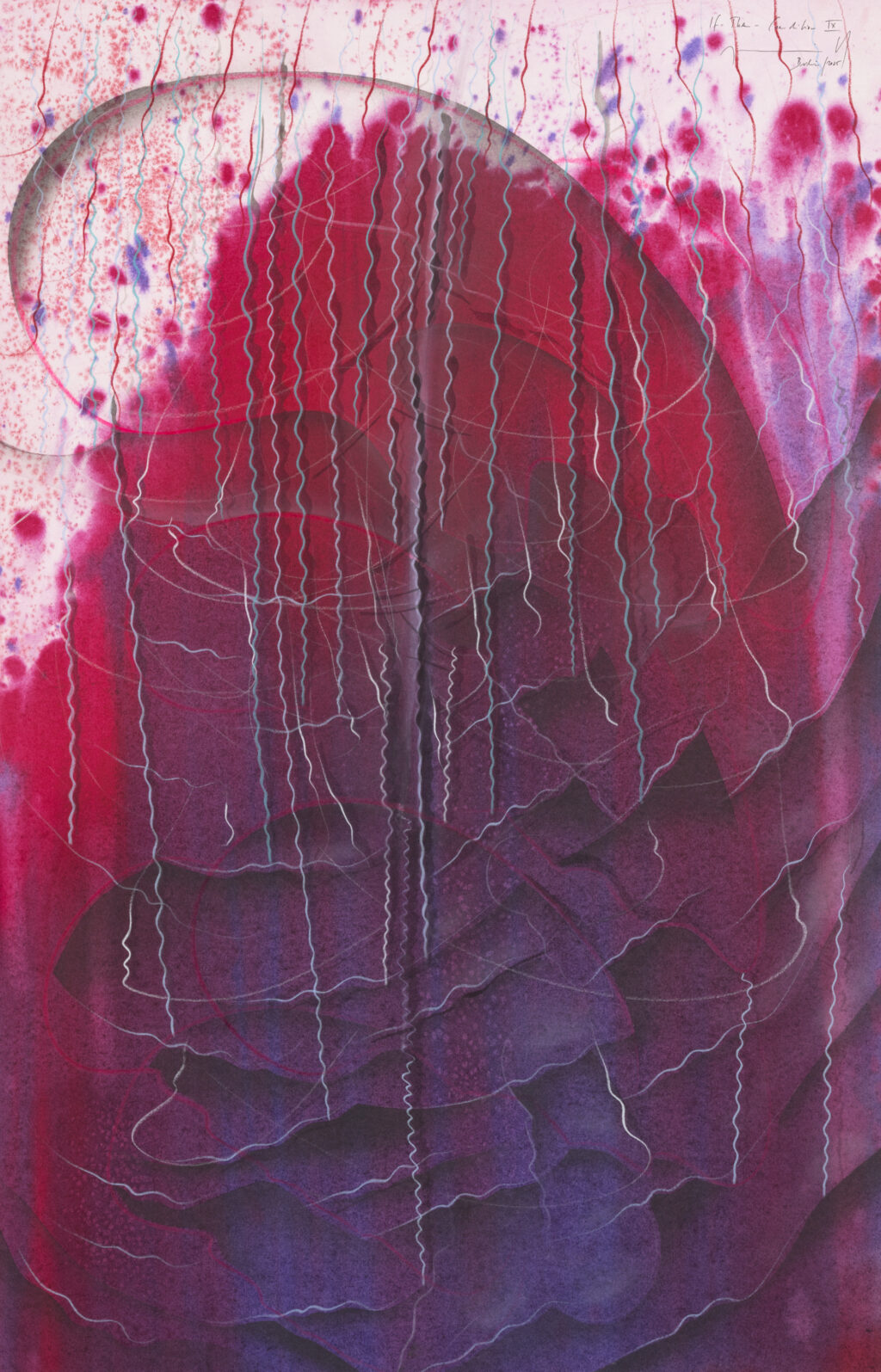 <p>GALERIE JUDIN</p>
<p>&nbsp;</p>
<p>Jorinde Voigt, <em>If-Then-Condition IX, </em>2025. ink and pastel on paper, framed, 100.5 x 64.7 cm. Photo: Roman März © Jorinde Voigt / VG Bild-Kunst. Courtesy Galerie Judin, Berlin.</p>
