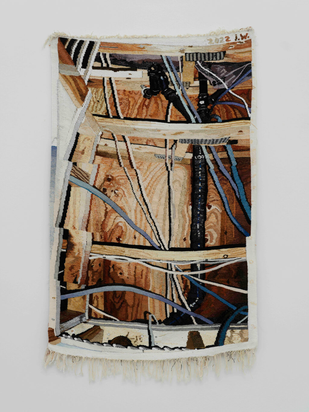 <p>BARBARA WIEN</p>
<p>&nbsp;</p>
<p>Ingrid Wiener, <i>Plumbing</i>, 2020. Wool, silk, cotton, 140 × 92 cm. Courtesy the artist and Galerie Barbara Wien. Foto: Nick Ash.</p>
