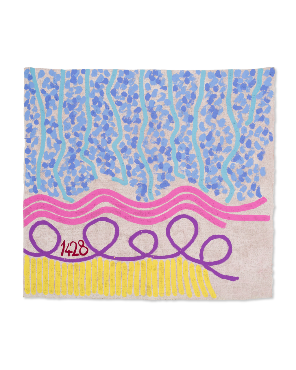 <p>WALTER STORMS GALERIE</p>
<p>&nbsp;</p>
<p>Giorgio Griffa, <i>Tre linee con arabesco n.1428</i>, 1994. Acrylic on canvas (prepared), 85 x 93 cm. Courtesy- Fondazione Giorgio Griffa.</p>
