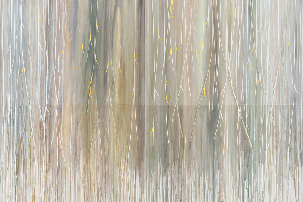 <p>GALERIE MAX HETZLER</p>
<p>&nbsp;</p>
<p>Darren Almond, <i>Willow Bank</i>, 2026 (detail). Gold and acrylic on linen, in 2 parts. © Darren Almond, courtesy the artist and Galerie Max Hetzler Berlin | Paris | London | Marfa. Photo: def image.</p>
