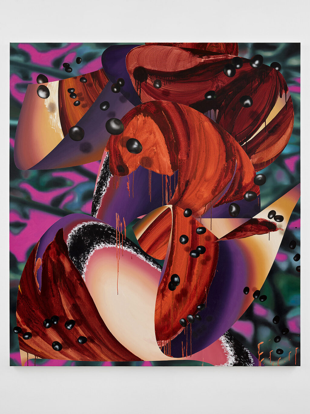 <p>GALERIE MAX HETZLER</p>
<p>&nbsp;</p>
<p>Vivien Zhang, <i>Tectonic Burst</i>, 2026. Acrylic and oil on linen. © Vivien Zhang, courtesy the artist and Galerie Max Hetzler Berlin | Paris | London | Marfa. Photo: Jack Hems.</p>
